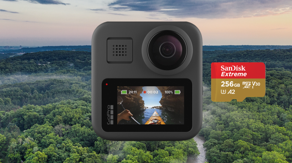 NIEUW De GoPro Max met micro SD kaart Samsung geheugen