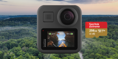 Leg jouw hele vakantie vast met de GoPro Max en micro SD kaart.