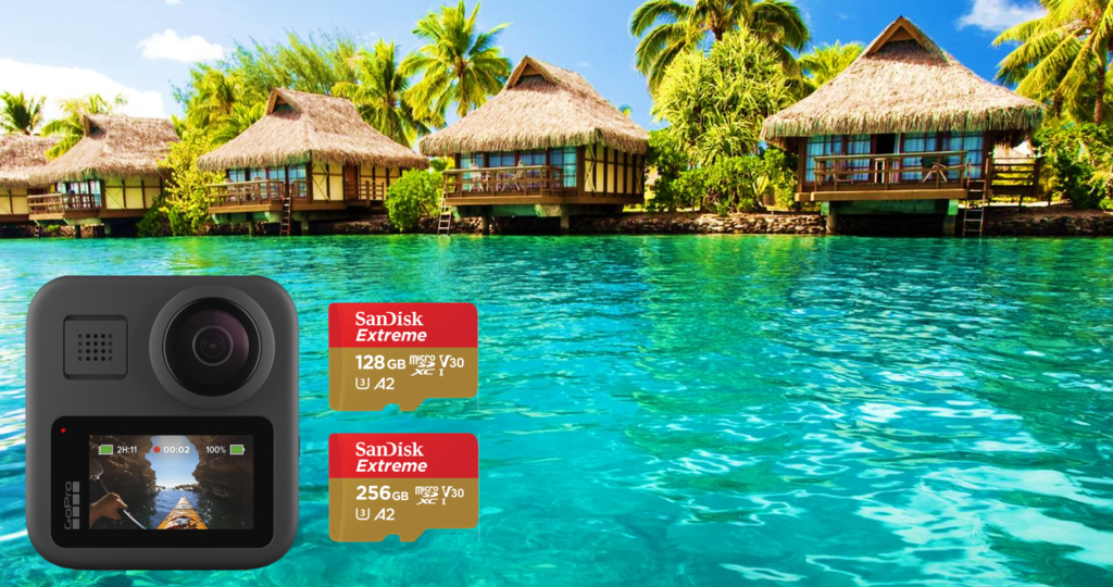 NIEUW De GoPro Max met micro SD kaart Samsung geheugen