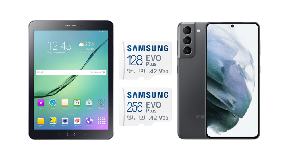 Met de geheugenkaarten van Samsung kun je jouw tablet of smartphone uitbreiden met geheugen. Dit kan met een micro SD kaart of SD kaart.