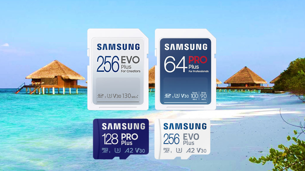 De geheugenkaarten van Samsung zijn van hoogwaardige kwaliteit. Een micro SD kaart of SD kaart zullen jou helpen met fotograferen.
